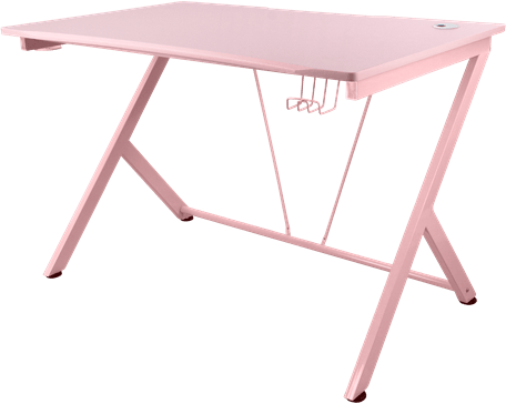 DELTACO Gaming Skrivbord Rosa