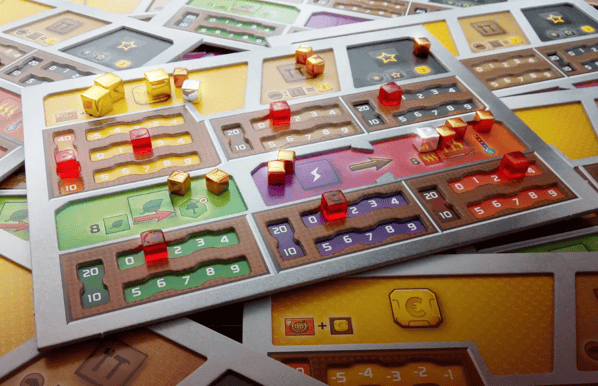 Terraforming Mars: Dual Layer Playerboards