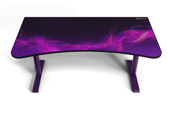 Arozzi Arena Gaming Desk Deep Purple Galaxy