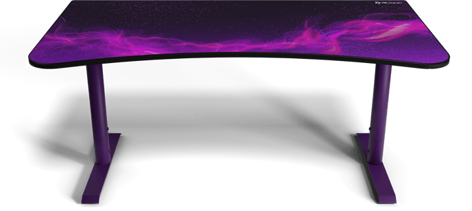 Arozzi Arena Gaming Desk Deep Purple Galaxy