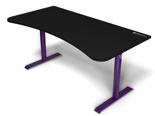 Arozzi Arena Gaming Desk Deep Purple Black