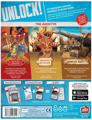 Unlock! 2 Fantastiska Äventyr (Svenska)
