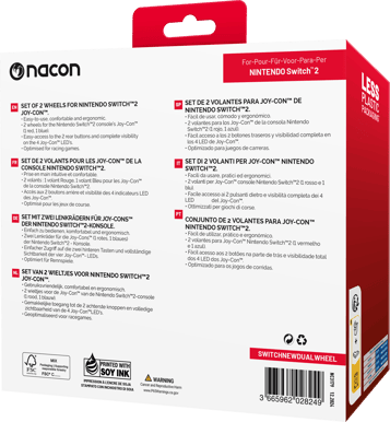 Nacon Switch 2 Joy-Con Wheel 2-pack