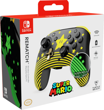 TurtleBeach Rematch Trådlös kontroller Super Mario Star