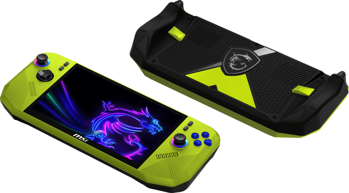 MSI Claw A8 Neongrön