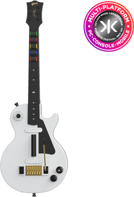 CRKD Gibson Les Paul Alpine White Pro Edition Guitar Controller - Multi-platform