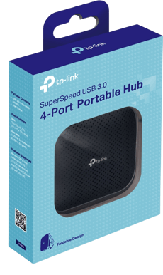 TP-Link USB 3.0-adapter 4 portar Svart