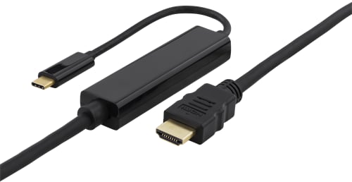 DELTACO USB-C till HDMI 2m