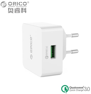 Orico USB-väggladdare Quick Charge 3.0