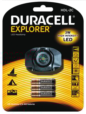 Duracell Flashlight Explorer Headlamp HDL-2C