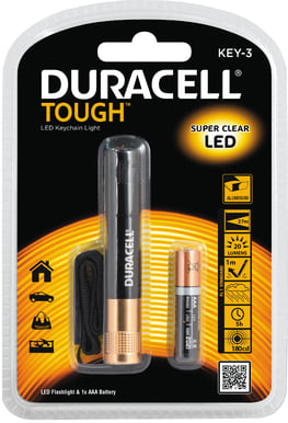 Duracell Flashlight Tough Personal KEY-3