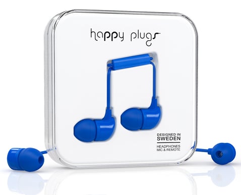 Happy Plugs In-Ear Blue