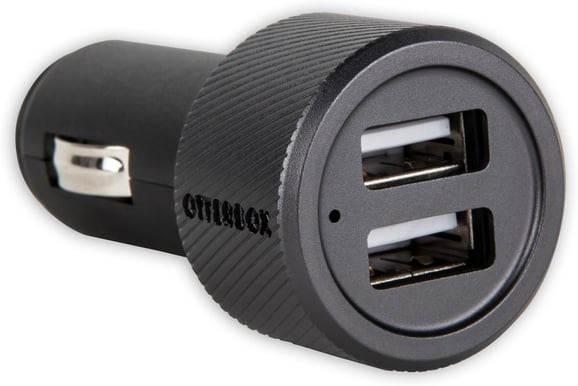 OtterBox USB-billaddare med dubbla USB-portar 4.8A