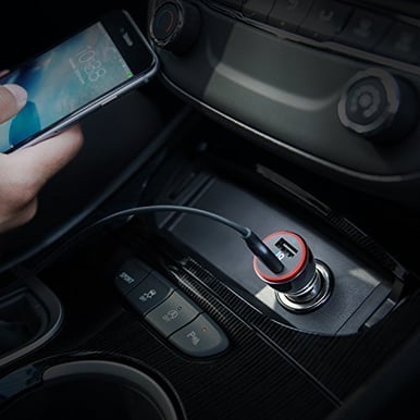 Anker PowerDrive 2 24W Car Charger Svart