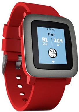 Pebble Time Röd