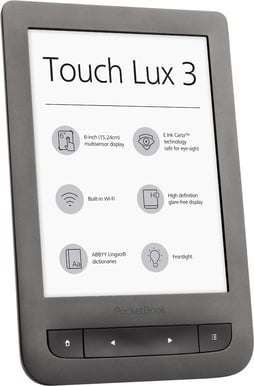 PocketBook Touch Lux 3 Mörkgrå