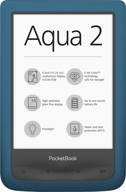 PocketBook Aqua 2 Blå