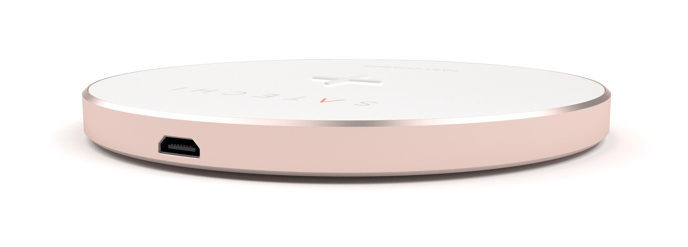 Satechi Aluminium Qi Charger Roséguld