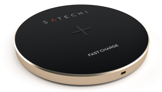 Satechi Aluminium Qi Charger Guld