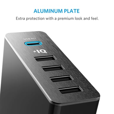 Anker PowerPort+ 60W USB-C (PD) Svart