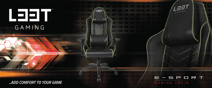 L33T E-Sport Svart/Vit