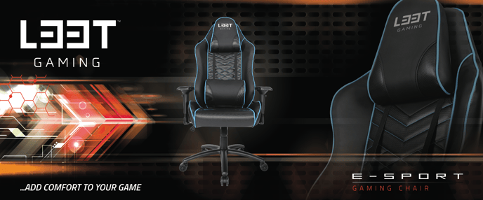 L33T E-Sport Svart/Blå