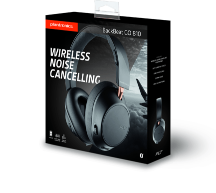 Plantronics Backbeat GO 810 Svart