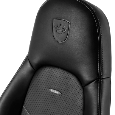 noblechairs ICON Svart/Vit