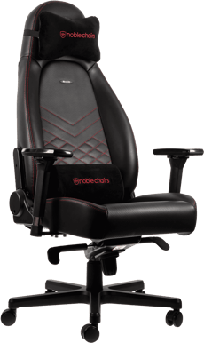 noblechairs ICON Svart/Röd