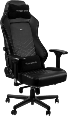 noblechairs HERO Svart/Vit