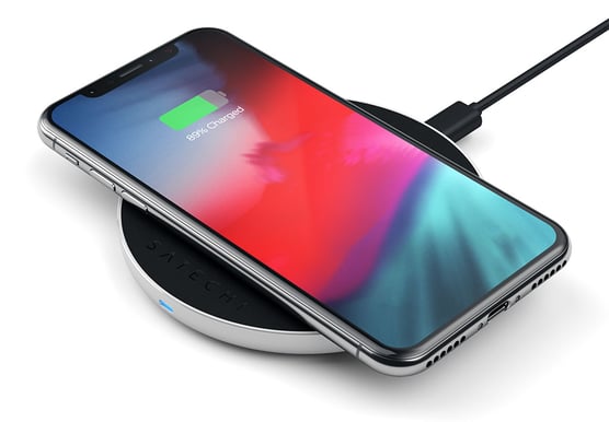 Satechi Qi Trådlös laddplatta USB-C 10W Silver