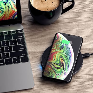 Satechi Qi Trådlös laddplatta USB-C 10W Rymdgrå