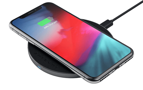 Satechi Qi Trådlös laddplatta USB-C 10W Rymdgrå