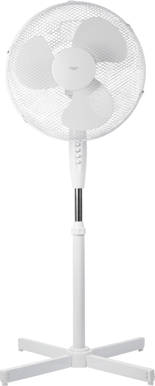 Nordic Home Golvfläkt 410 mm Vit