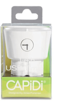CAPiDi Säkerhetstimer USB 1-4 timmar Vit