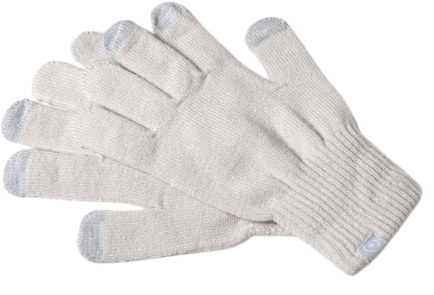 Celly Touch Winter Gloves Universal Vit/grå