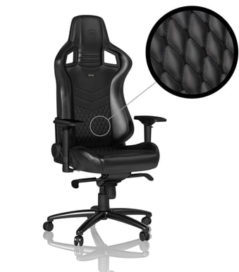 noblechairs EPIC Nappaläder Svart