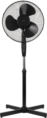 Nordic Home Golvfläkt 410 mm Svart