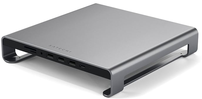 Satechi USB-C Stativ + adapter 7 portar Rymdgrå