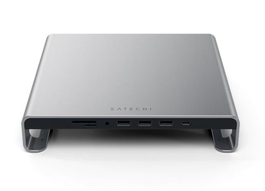 Satechi USB-C Stativ + adapter 7 portar Rymdgrå
