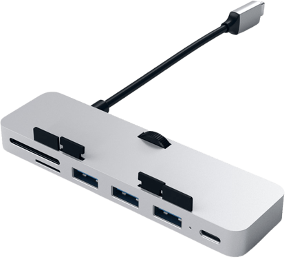 Satechi USB-C-adapter Pro för iMac 6 portar Silver