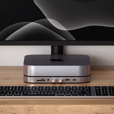 Satechi USB-C-adapter för Mac Mini 7 portar Rymdgrå