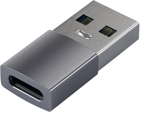 Satechi Adapter USB-A till USB-C Rymdgrå