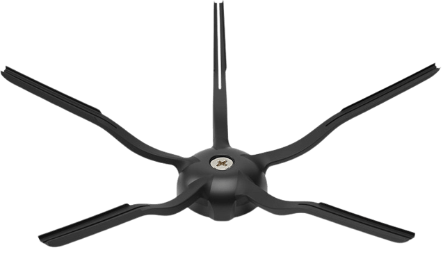 Roborock Sidoborstar (2st svarta gummi)