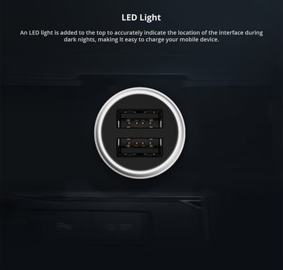 Xiaomi Mi Car Charger Pro 18W 2x USB-A