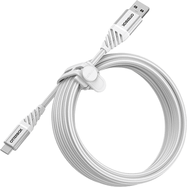 OtterBox Premium USB-kabel C-A Vit 1 m
