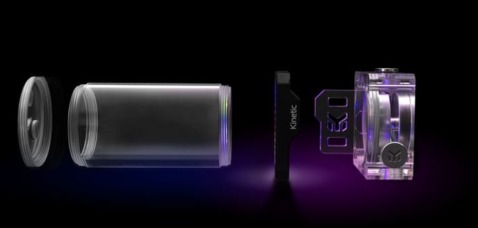 EK-Quantum Kinetic TBE 160 DDC Body D-RGB - Plexi