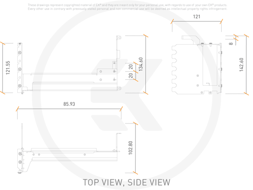 EK-Loop Vertical GPU Holder