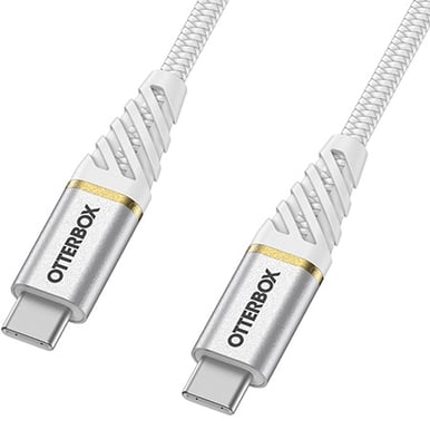 OtterBox Premium Fast Charge USB-kabel C-C Vit 2 m