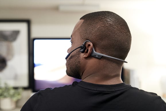 AfterShokz OpenComm Grå
